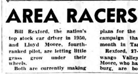 Area Racers To Compete In Florida Events. January 23, 1951.