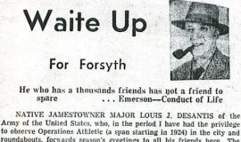 Waite Up for Forsyth.