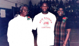 Hattie, Maceo, and Carrie Wofford, 1999.