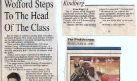 Wofford Steps To The Head Of The Class. February 8, 1998.