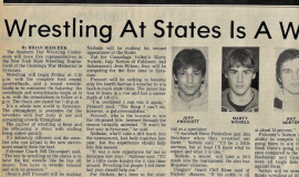 Wrestling At States Is A Whole New World. February 27, 1986.