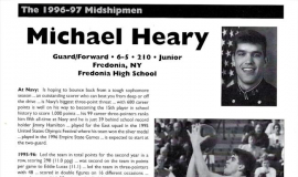 Michael Heary biography, page 1.  1996.