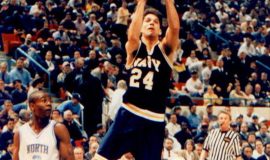 Michael Heary shooting against the University of North Carolina.