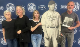 Members of Harry Martenson's family donated a life-size cutout of Harry.