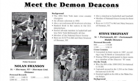 Wake Forest Meet the Demon Deacons, 1998-99.
