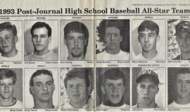 1993 Post-Journal HIgh School Baseball All-Star Team. June 26, 1993.