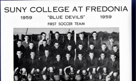 SUNY Fredonia soccer team, 1959.