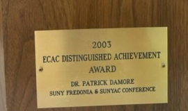 Eastern College Athletic Conference Distinguished Achievement Award. 2003.