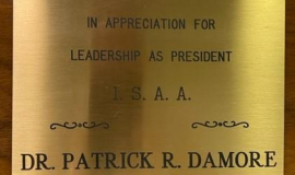 Intercollegiate Soccer Association of America  President award. 1973-1974.
