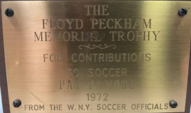 Floyd Peckham Memorial Trophy 1972.