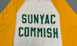 SUNYAC Commisioner shirt.