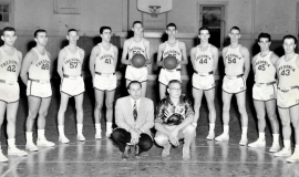 1957-58 Fredonia State basketball JV team.