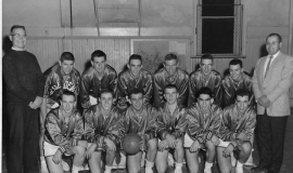 1958-59 Fredonia State basketball JV team.
