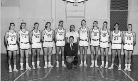 1962-63 Fredonia State basketball JV team.
