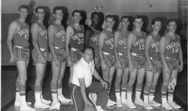 1964-65 Fredonia State basketball varsity team.
