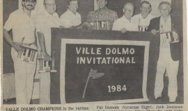 Valle Domo Champions.  August 13, 1984.