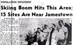 Skiing Boom Hits This Area; 15 Sites Are Near Jamestown. October 3, 1964.