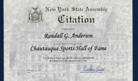 New York State Assembly Citation. February 21, 2022.