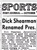 Dick Shearman Renamed Pres. October 1, 1947.