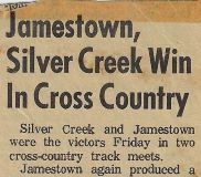 Jamestown, Silver Creek Win In Cross Country. 1966.