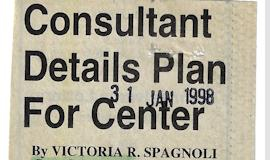 Consultant Details Plan For Center. January 31, 1998.