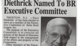 Diethrick Named To BR Executive Committee.  February 10, 2003.