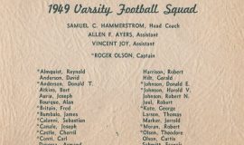 1949 JHS Football Banquet program, inside page 2.