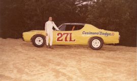 Sammy LaMancuso and his Dodge Charger. 1972.