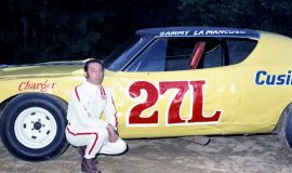 Sammy LaMancuso and his Dodge Charger. 1972.