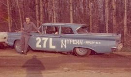 The 1959 Ford. Winner of 100 lap finale in 1961.