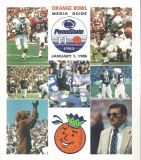 Orange Bowl Media Guide, January 1, 1986.