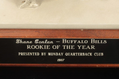 Buffalo Bills Rookie of the Year, 1987.