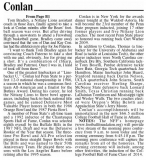Conlan To Be Enshrined Tonight In NYC. Page 2.  December 9, 2014.