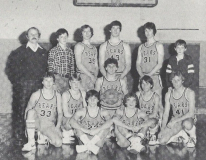 Frewsburg basketball. Shane Conlan is #43 standing in back row. 1982.