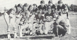 Frewsburg football. Shane Conlan is #34 in back row, 1982