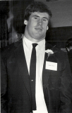 Shane Conlan at CSHOF awards banquet,  1985.