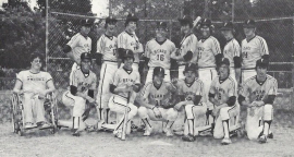 Frewsburg baseball.  Conlan is third from left in back row. 1981.