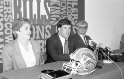 Conlan and parents, 1987.