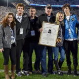 Conlan and his family at Penn State in 2014.