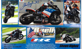 Shawn Higbee Buell racing poster.