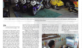 Shawn Higbee. Roadracing World. August 2005. Page 5.