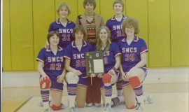 Southwestern Central School girls basketball team circa 1978-79.