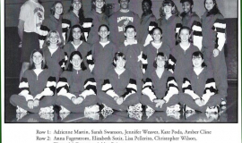 Sheldon Battle. Jamestown High School indoor track team. 1998.