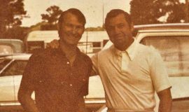 Bernie Haas, golf pro at Acacia CC with Stan Marshaus in 1972.