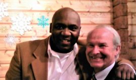 Thurman Thomas, Pro Football Hall of Famer, with Stan Marshaus in 2010.