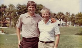 Andy North, U.S. Open Champion, with Stan Marshaus in 1982.