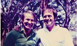 Bob Nichols, winner of the 1964 PGA Championship, with Stan Marshaus.