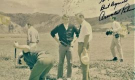 Arnold Palmer with Stan Marshaus in 1968.