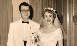 Ted and Janice Olsen's wedding, 1956.