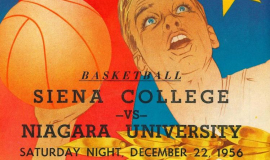 Sienna vs Niagara program. December 22, 1956.